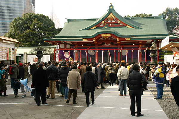 山王 日枝神社 初詣 東京の1月 東京人の東京観光